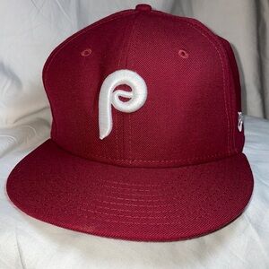 New Era 59Fifty 100% wool Philadelphia Phillies fitted hat